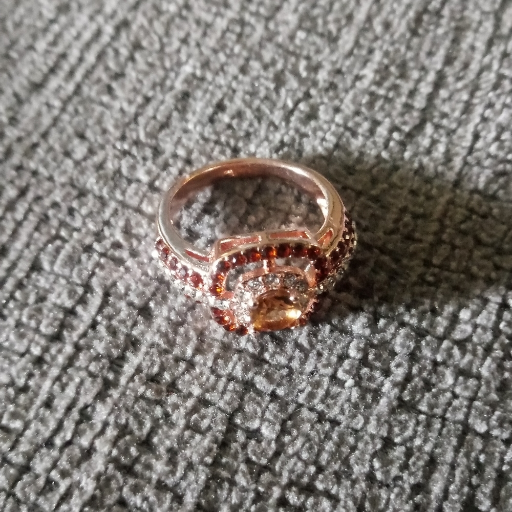 Sold New 925 Sterling Silver Champagne Ring - Picture 4 of 5